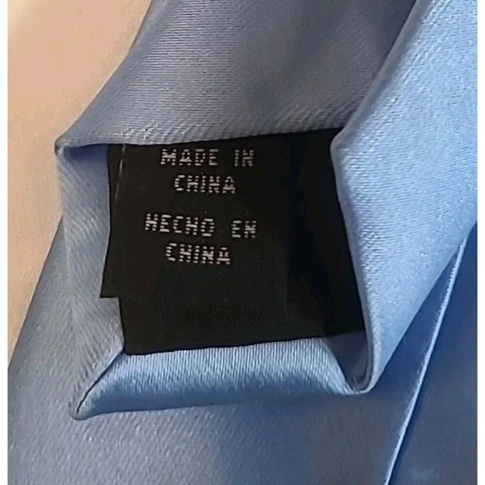 George Baby Blue  Men's Necktie